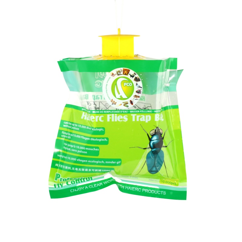 >Haierc Fly Traps Outdoor Fly Trap for Patio Non-Toxic Flies Bags Outdoor Disposable. Hanging Bug Catchers for All Filth Flies